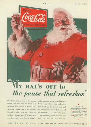 Babbo Natale l'ha inventato la Coca Cola