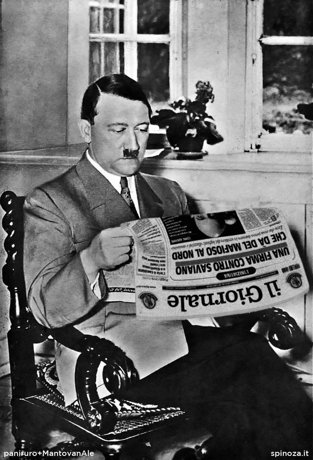 hitler legge il giornale